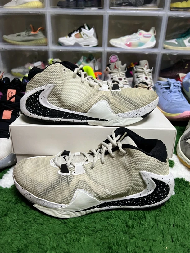 捡漏44.5码/字母1奥利奥篮球鞋/公价1128鞋帮磨损