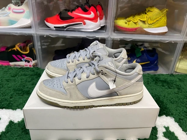 捡漏42码/dunk sb白灰休闲鞋/公价2273/鞋面裂皮
