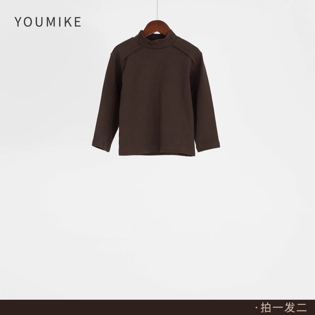 （柚米可）休闲厚款打底儿童T恤 232208