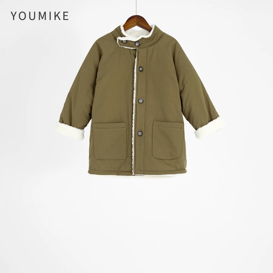 （柚米可）时尚休闲韩版百搭儿童棉服 232901