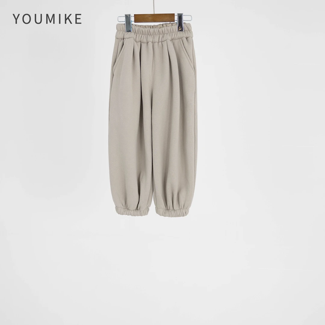 （柚米可）简约秋冬加绒休闲裤 230801