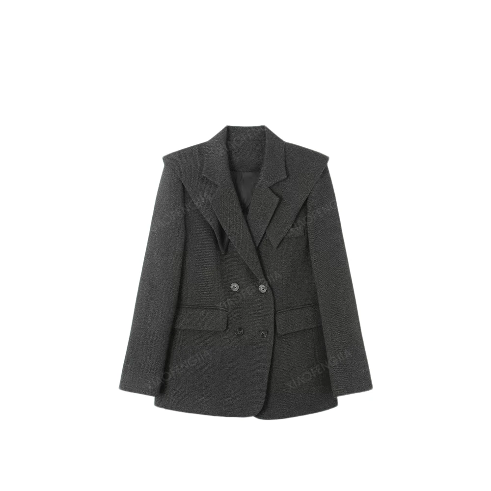 冬季新款小众设计气质披肩羽绒服8683371