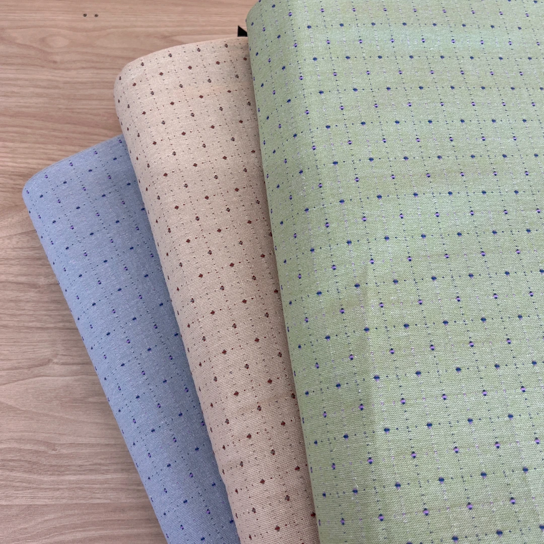 DY2301简单台湾羽织先染布棉布门幅110厘米一码可连裁手工diy