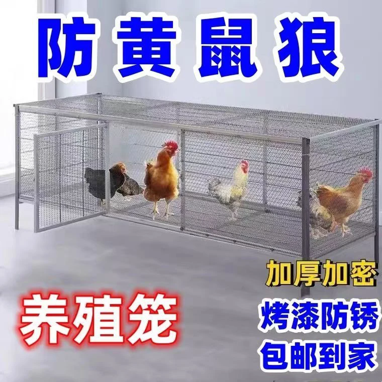 鸡笼兔笼鸽子笼鸭笼大鸡笼养鸡笼子家用大型室外小鸡笼兔子笼加厚