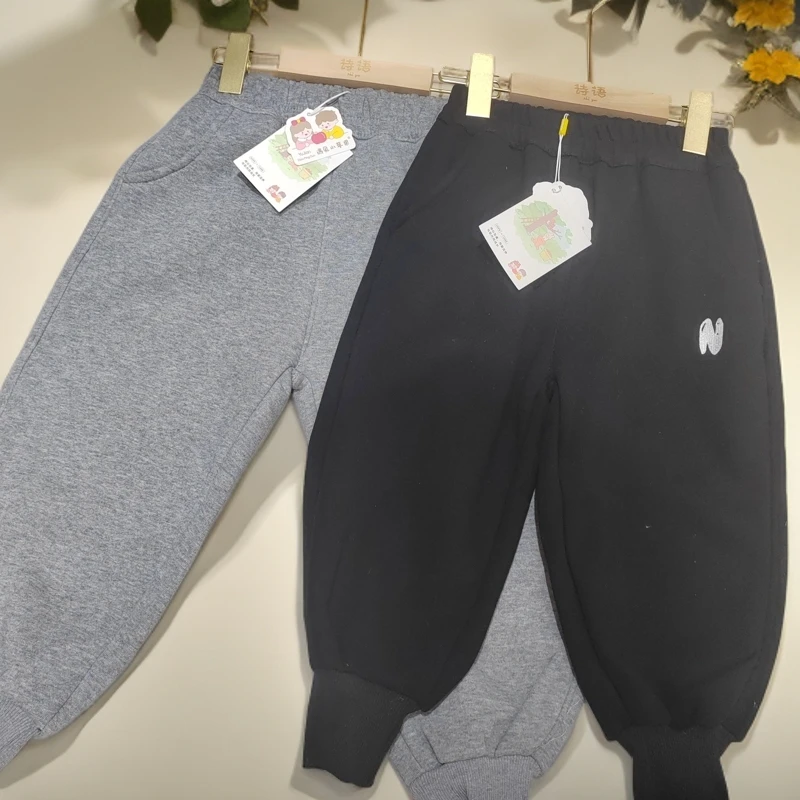 男童女童一体绒裤子