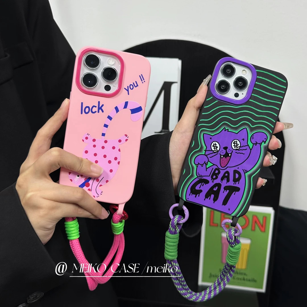ins风可爱创意卡通插画全包防摔手机壳适用苹果14新款爆款保护壳