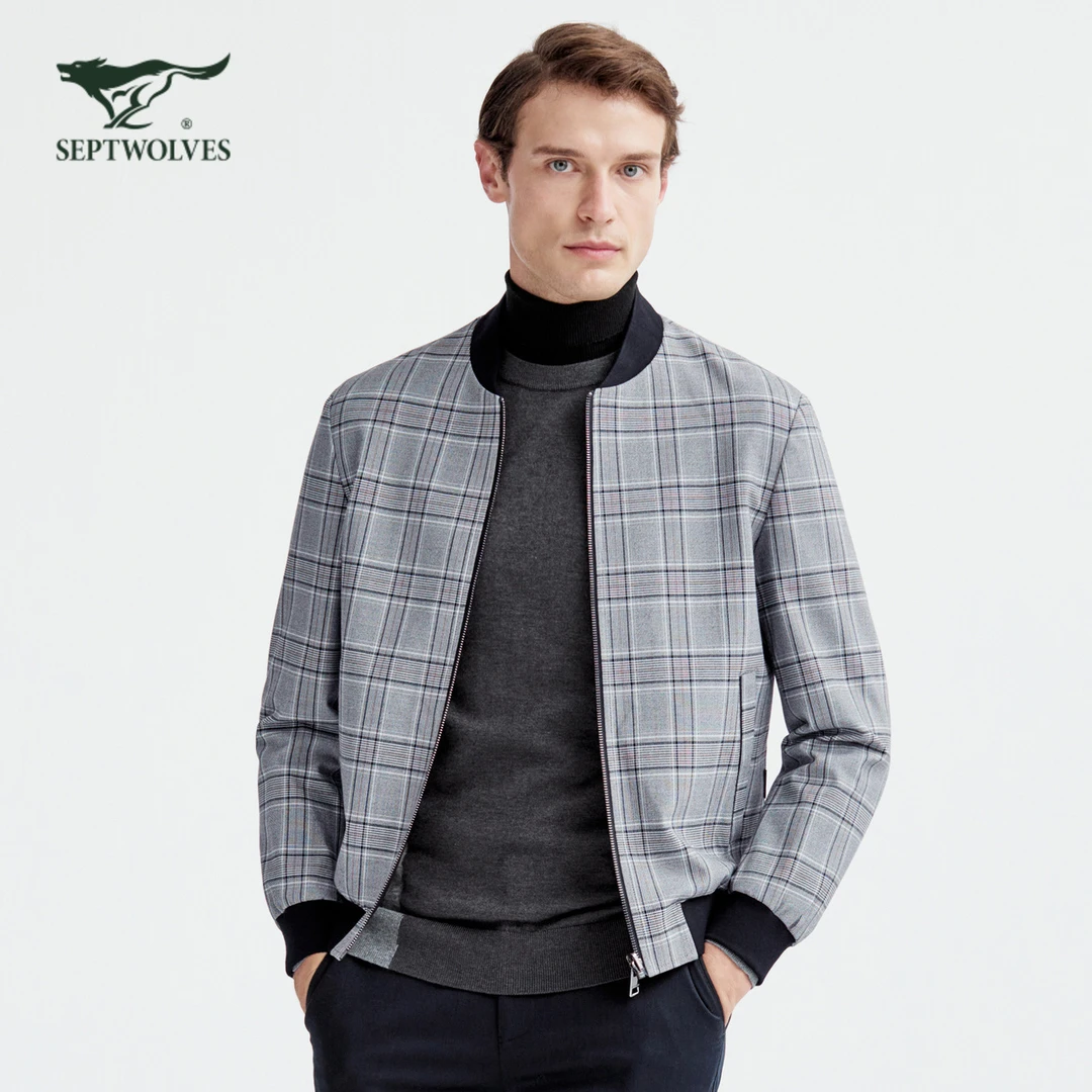 【七匹狼】2023秋季新款男士双面夹克时尚休闲百搭男装舒适保暖外套