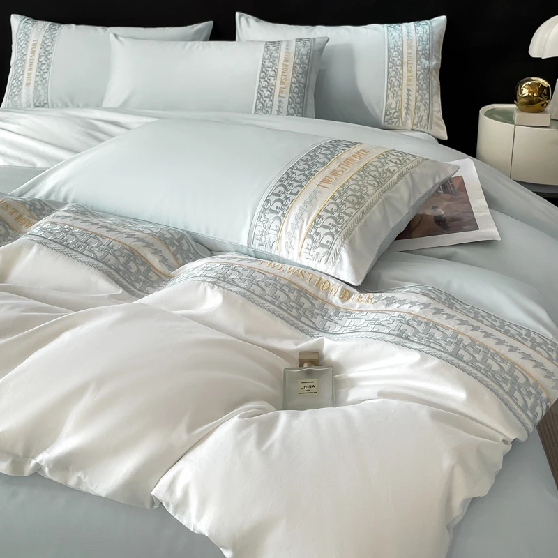 【克丽丝】轻奢高级感全棉四件套纯棉被套床单床笠床上用品新款