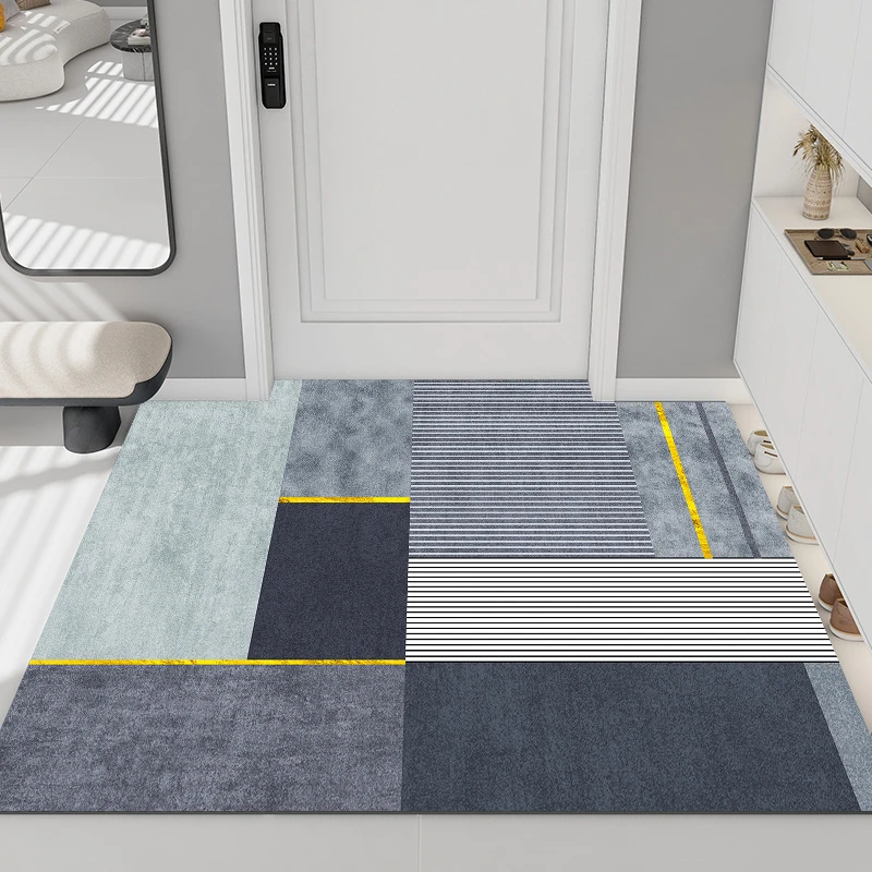 硅藻泥玄关入户门口软垫吸水脚垫浴室可裁剪地毯地垫