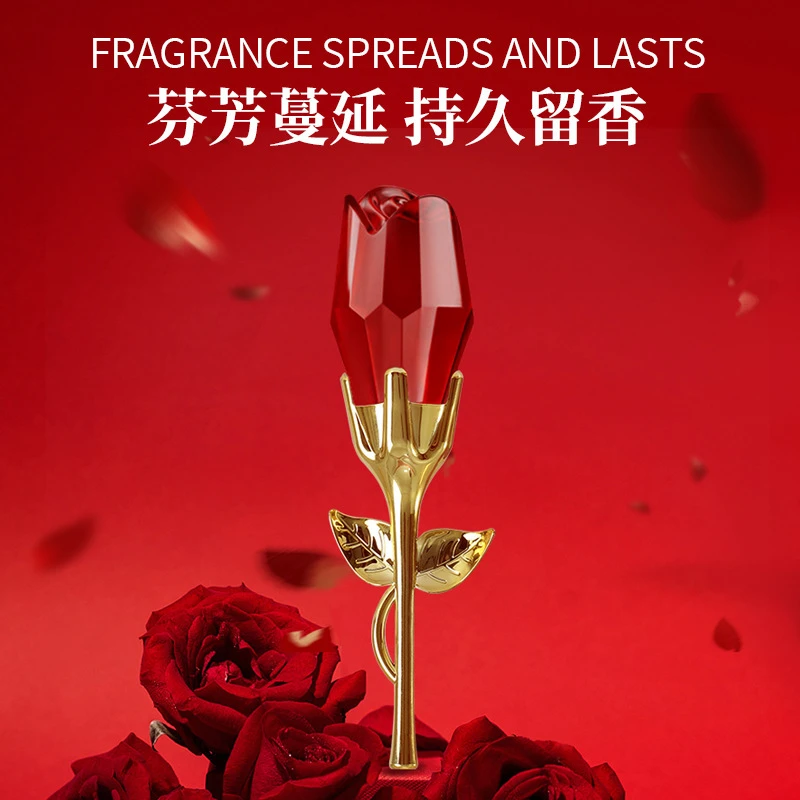 网红红色玫瑰香水持久淡香清新花香调轻奢女士红色香水玫瑰香氛