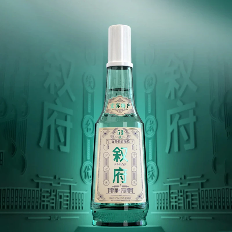 叙府白盖高端浓香型白酒52度纯粮酿造宜宾特产500ml52度500ml