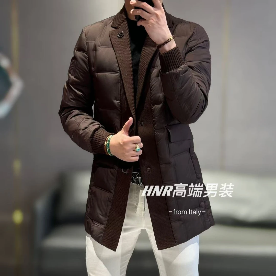 秋冬新款经典高级感纯色款式休闲时尚百搭潮流羽绒服23978