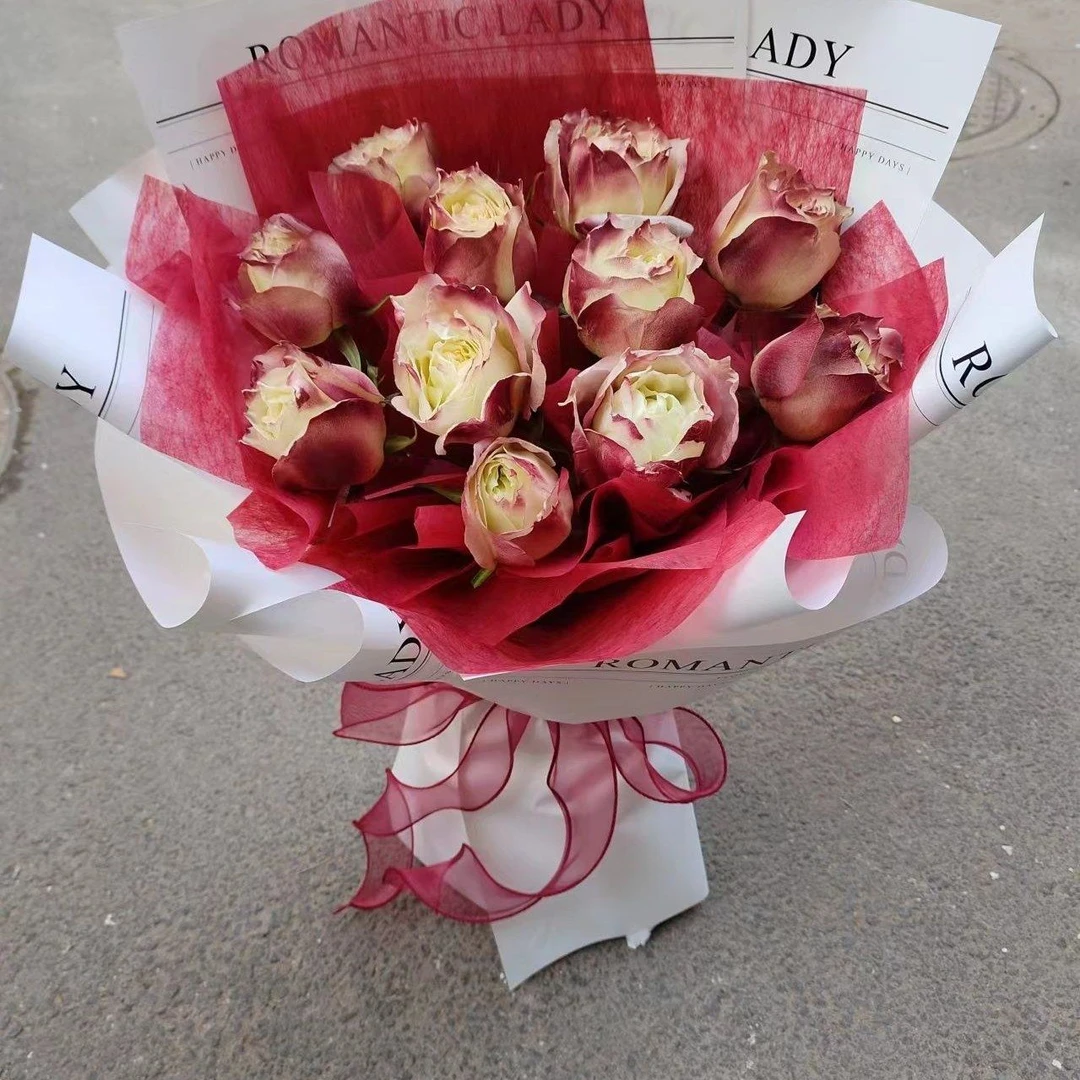 【浪漫同行】11朵凡尔塞喷色玫瑰创意新款送爱人送朋友花店送花上门