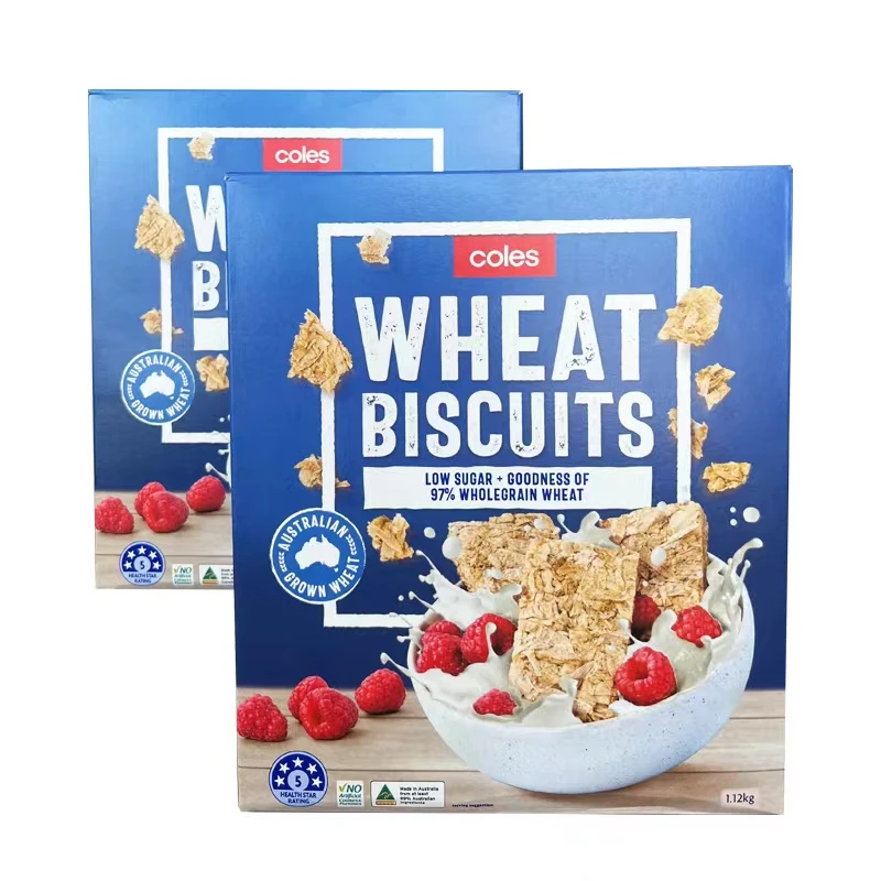澳洲coles客澳市科尔思低糖谷物即食麦片1.12kg低脂健身饱腹谷物