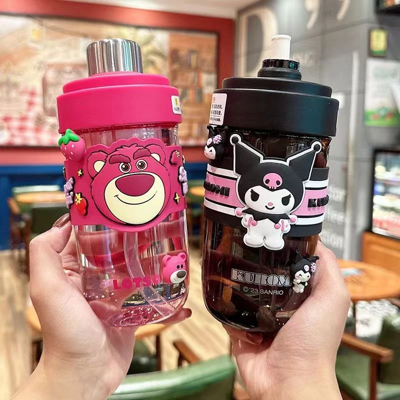 三丽鸥水杯女生高颜值吸管杯夏天随身杯tirtan材质耐高温便携茶隔