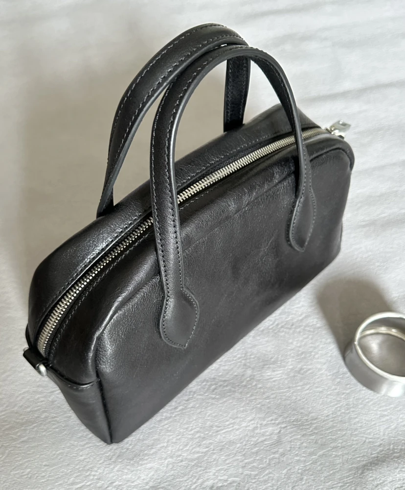 小众百搭时尚波士顿手提单肩斜挎包