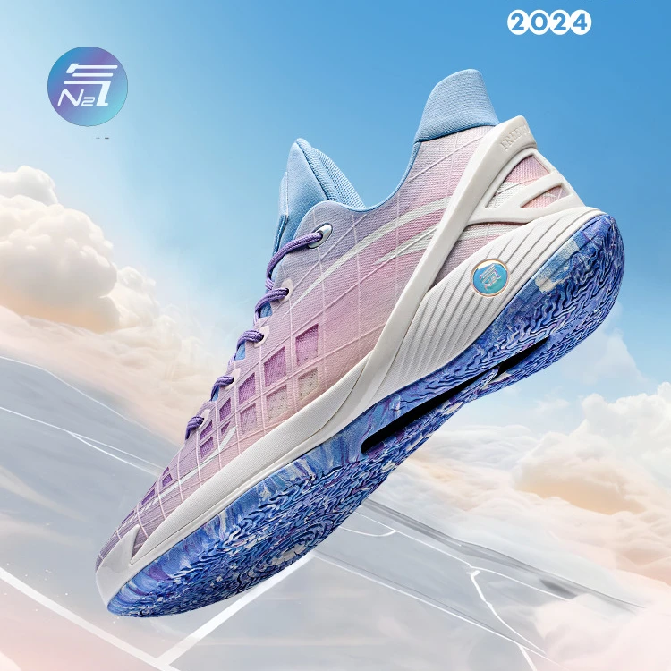 安踏轻狂丨氮科技篮球鞋男低帮透气专业实战运动篮球鞋112421614