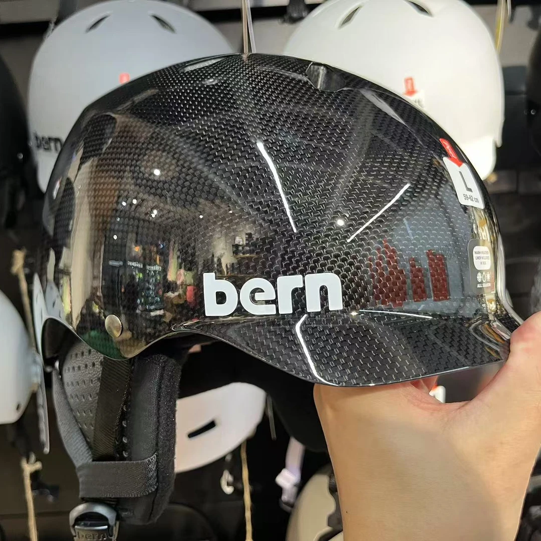 Bern24新款滑雪碳纤维头盔男女Watts2.0单双板通用mips防摔运动盔