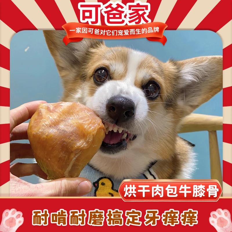 正常发货【烘干牛膝骨】牙齿脆弱不要拍鸡肉缠绕牛膝骨