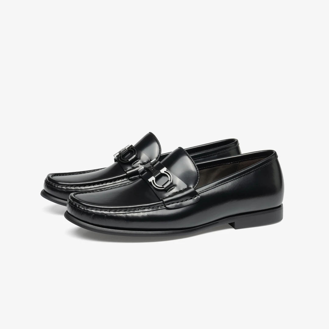 新款男士休闲时尚商务款男鞋舒适透气英伦风百搭一脚蹬男鞋/56337