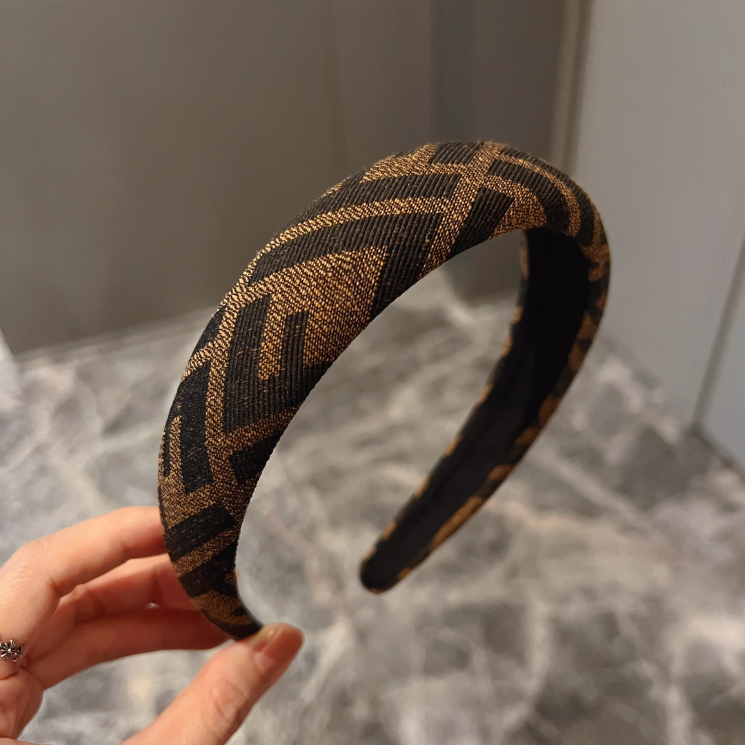 杨杨babytime 法式vintage老花字母高颅顶发箍网红高端复古头箍潮