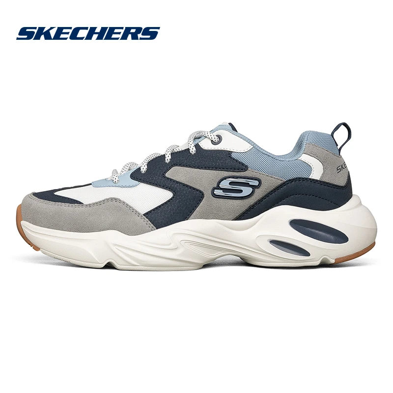 Skechers斯凯奇新款男鞋运动鞋熊猫鞋老爹鞋跑步鞋NVGY
