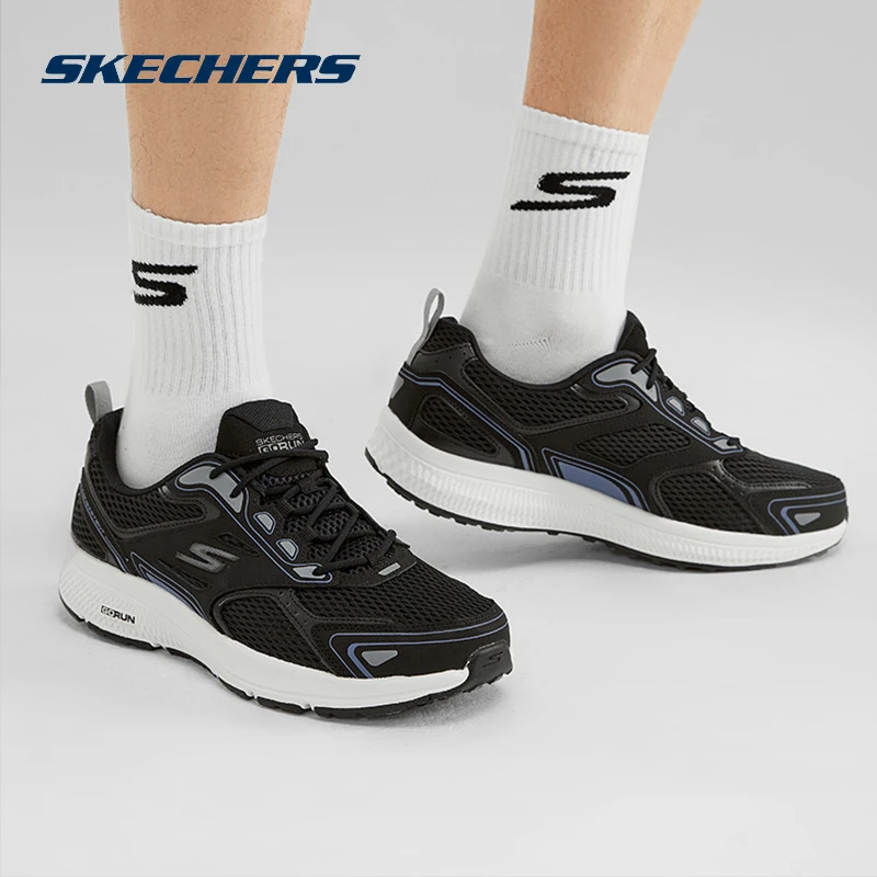 【琥珀流光】斯凯奇男鞋软底跑步鞋秋季运动鞋网面透气低帮休闲鞋