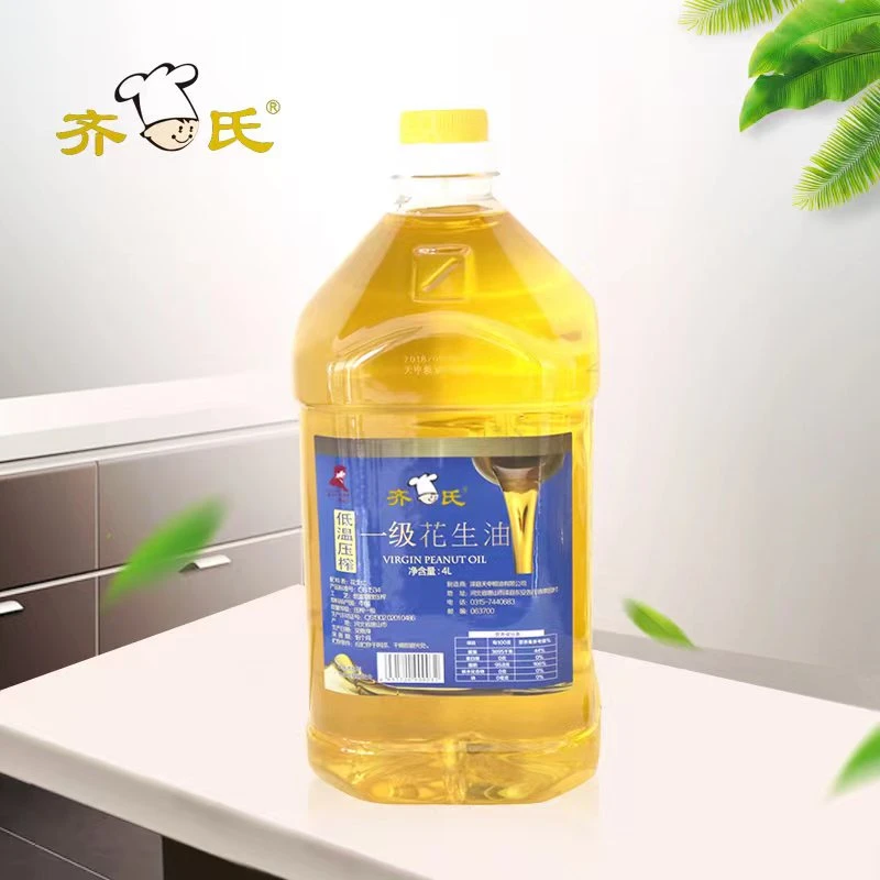 低温物理压榨一级花生油 4L