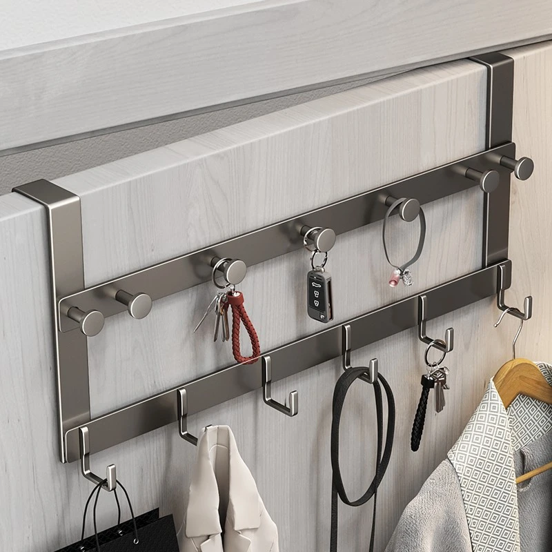 门后挂钩壁挂墙上挂衣架卧室免打孔门上衣服挂架浴室无痕收纳批发