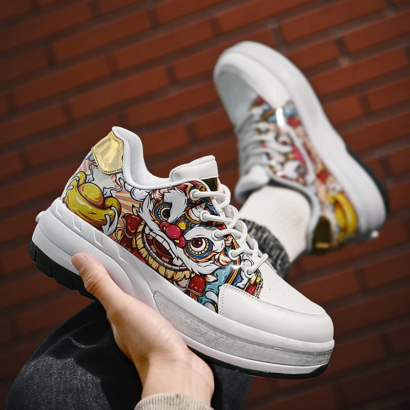 TICEENA新款暴走鞋四轮滑轮鞋男童儿童带轮子的鞋女童溜冰鞋子