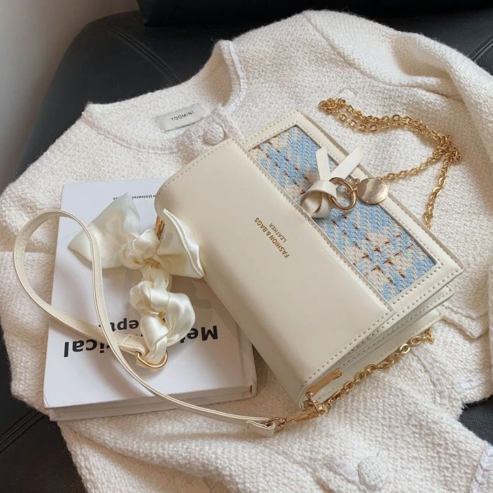 今年流行包包女2023春夏新款洋气百搭ins链条包高级感单肩斜挎包s