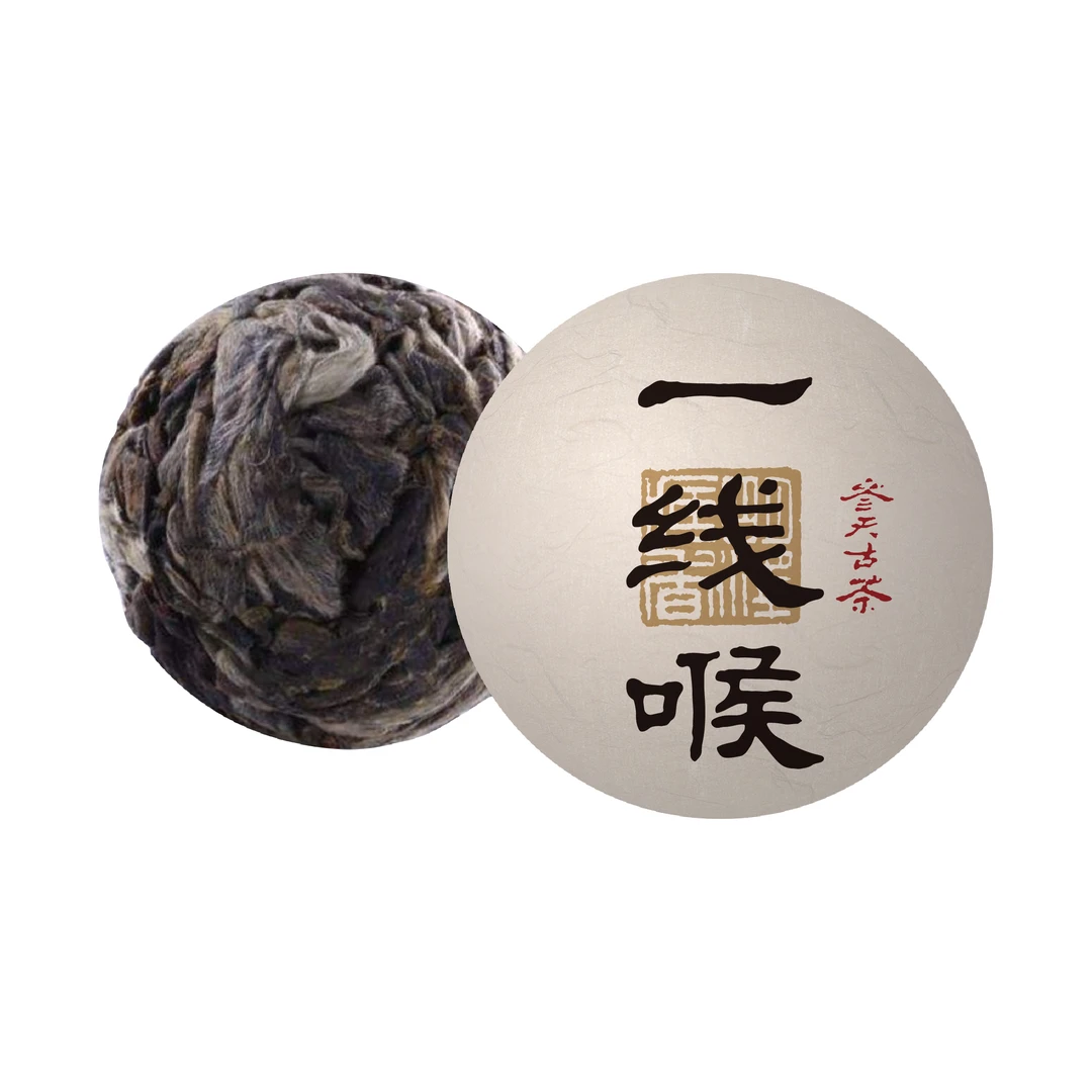 【明泽藏香·参天古茶】3年陈原料 一线喉·龙珠 普洱生茶 7克/颗