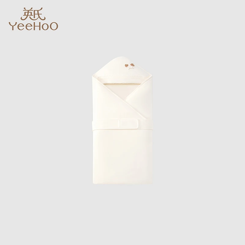 【商场同款】英氏【素心有机大抱被】婴儿抱被春秋夏季初生婴儿包被7A