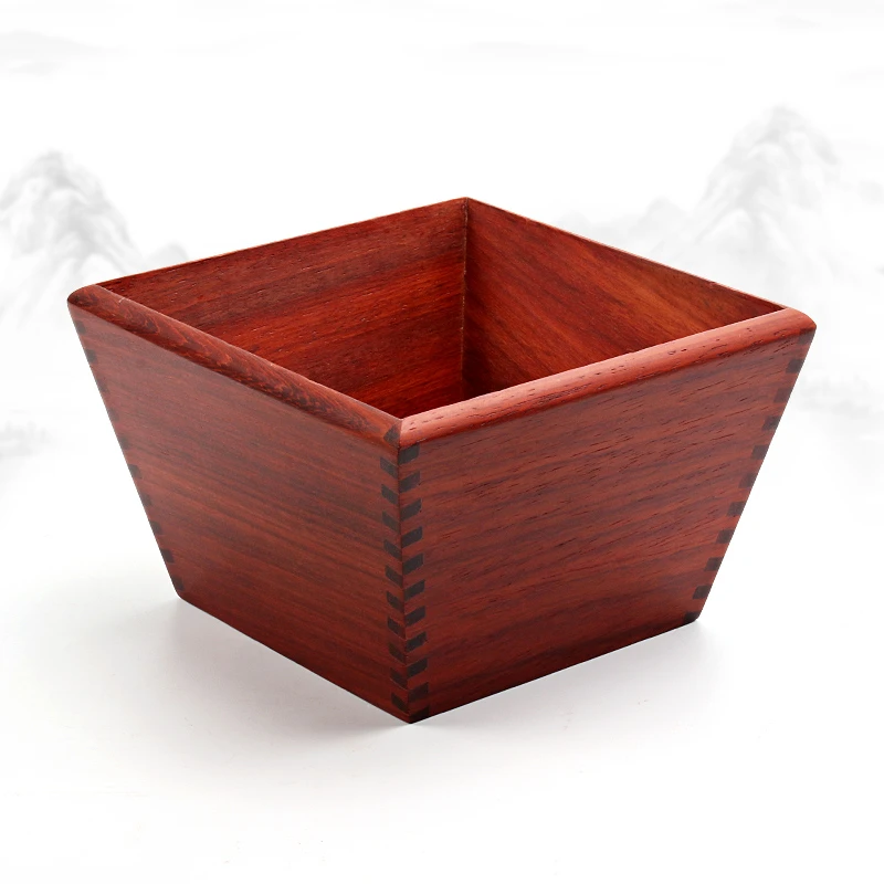 HHL 实木零食斗 红花16公分米斗