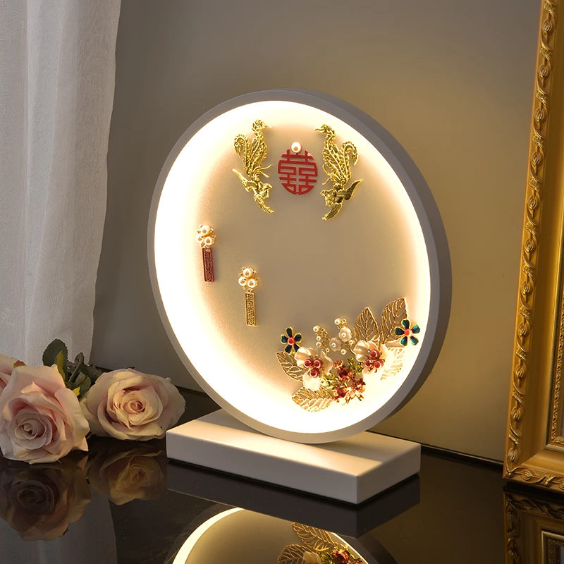 新款结婚台灯婚庆长明灯新婚送新人闺蜜新娘礼物陪嫁灯婚房床头灯