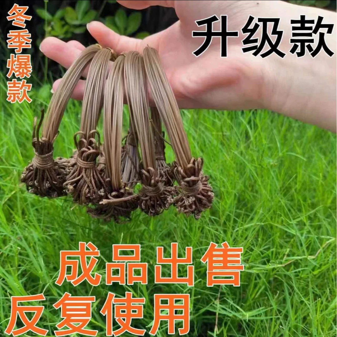 2025年新款家用手工编织鱼线线50圈 户外枯草色大号鱼线绳子