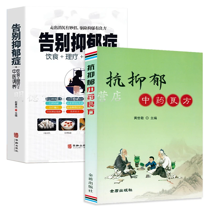 抗抑郁中药良方中医特色治疗抑郁别让抑郁打败你中医名家治疗书籍