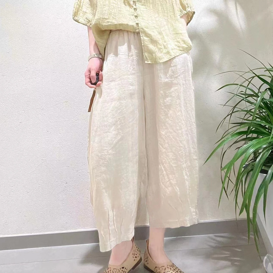 欣益家 苎麻休闲裤—2531