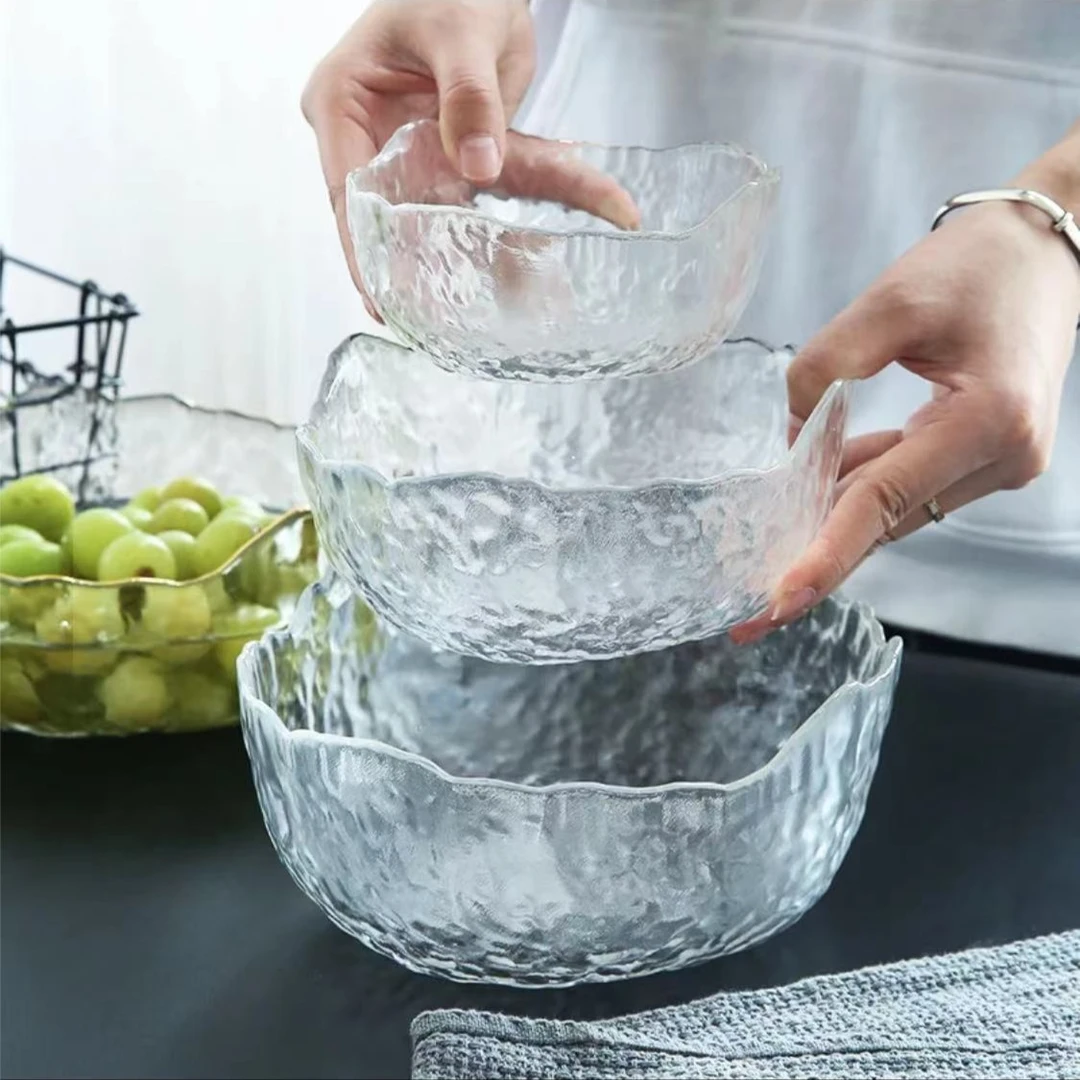 【加大容量三件套】甄选家用高颜值沙拉碗水果盘甜品碗