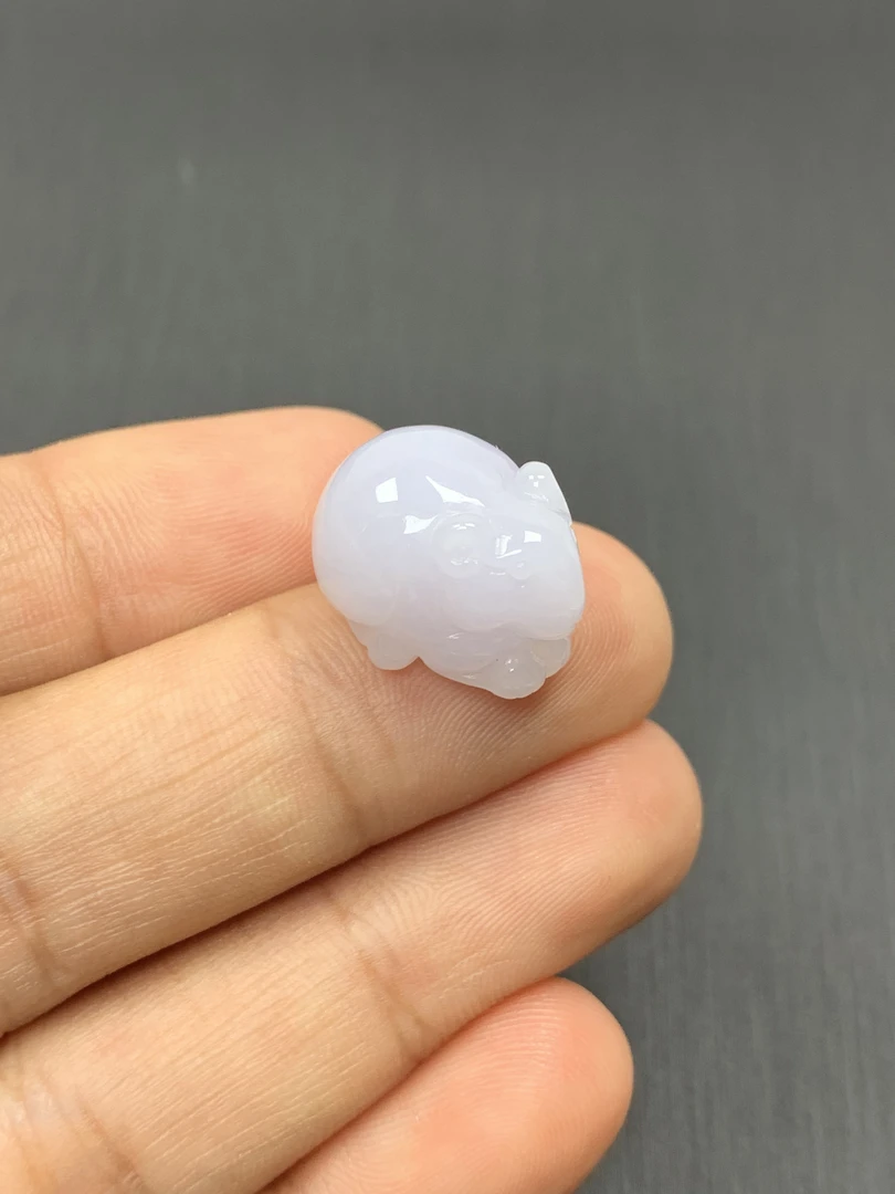 缅甸天然翡翠A货 精品玉鼠 吊坠手链气质宝宝天然粉大女王精美