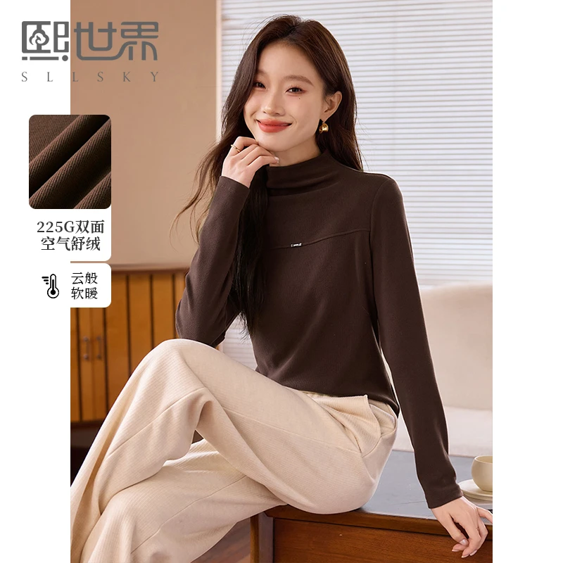 1A4LT044熙世界通勤淑女风格常规T恤