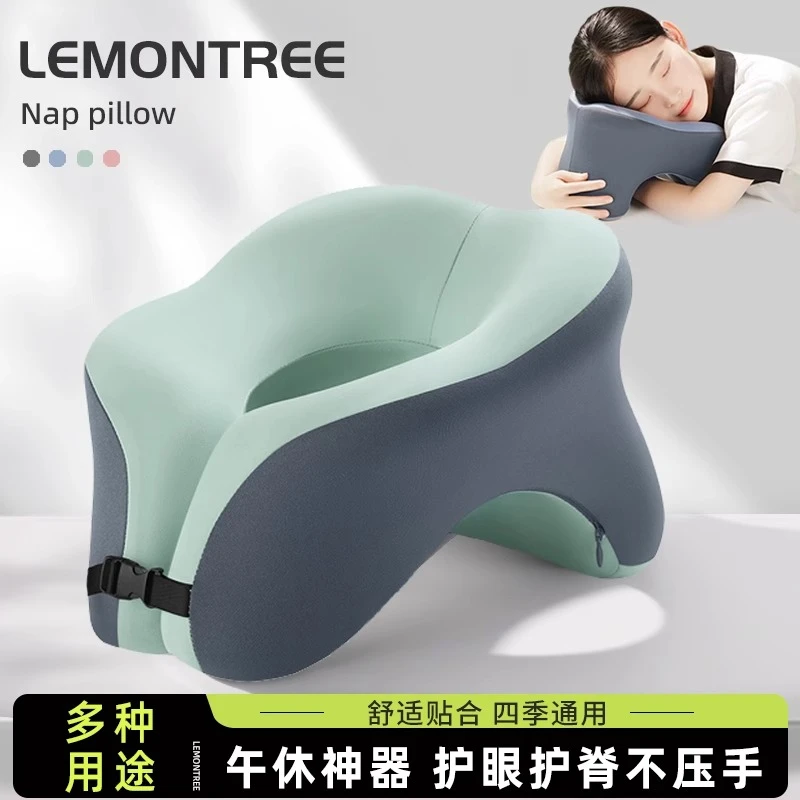 趴睡枕办公室午睡枕午休趴桌子睡觉神器上班族多功能u型护颈枕头