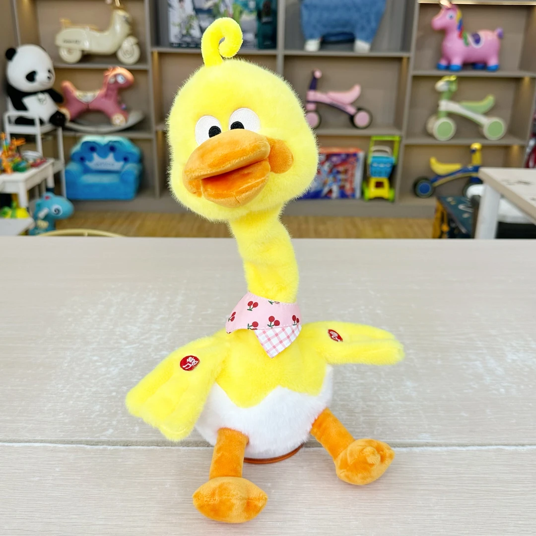 复读鸭学舌唱歌跳舞小鸭子儿童小孩毛绒玩具