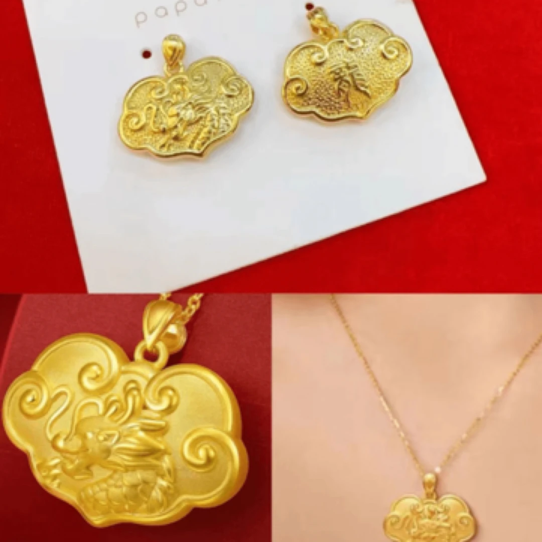 合金吊坠 合金材质 小龙锁吊坠