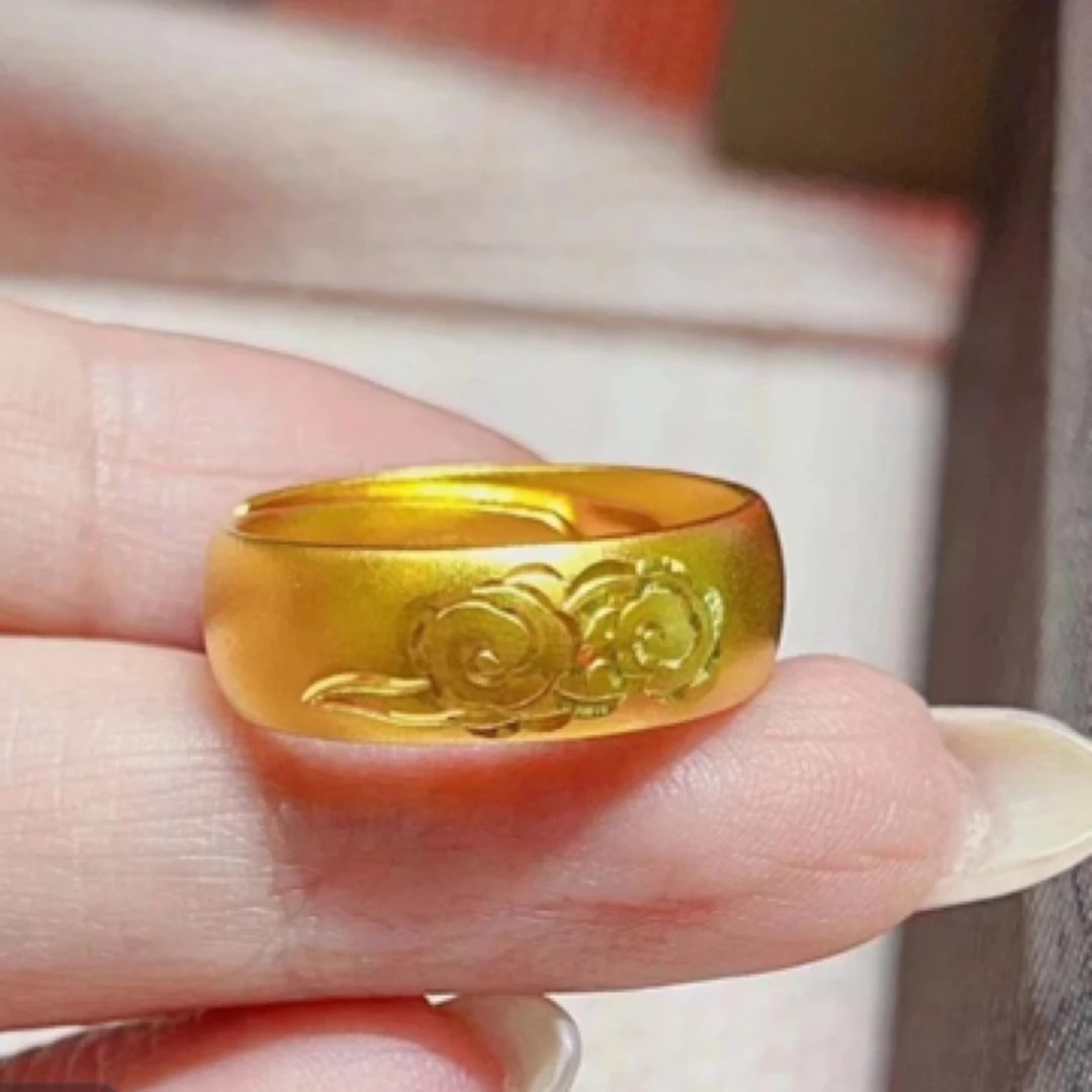 合金戒指 合金材质 开口祥云戒指