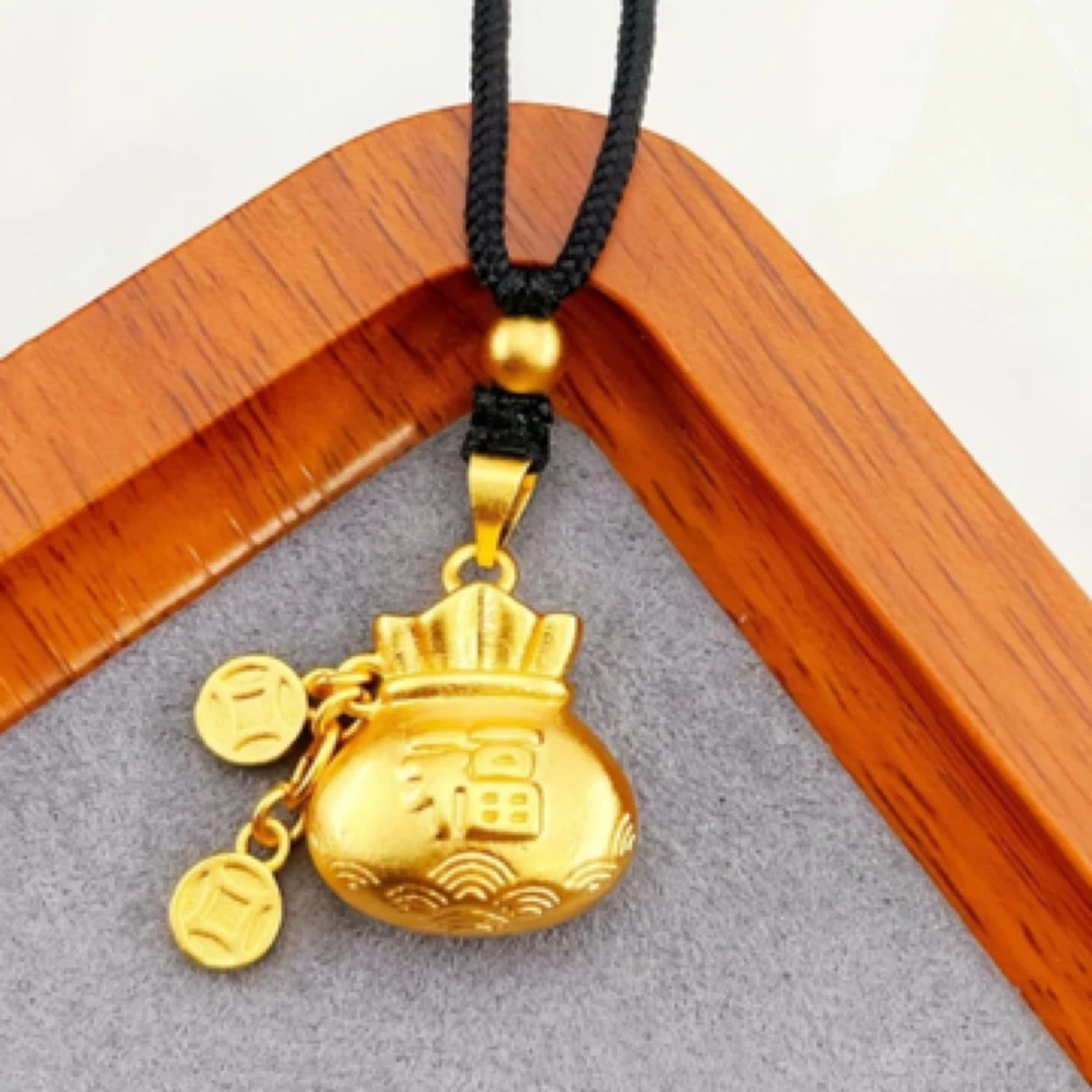 合金吊坠 合金材质 钱袋子吊坠