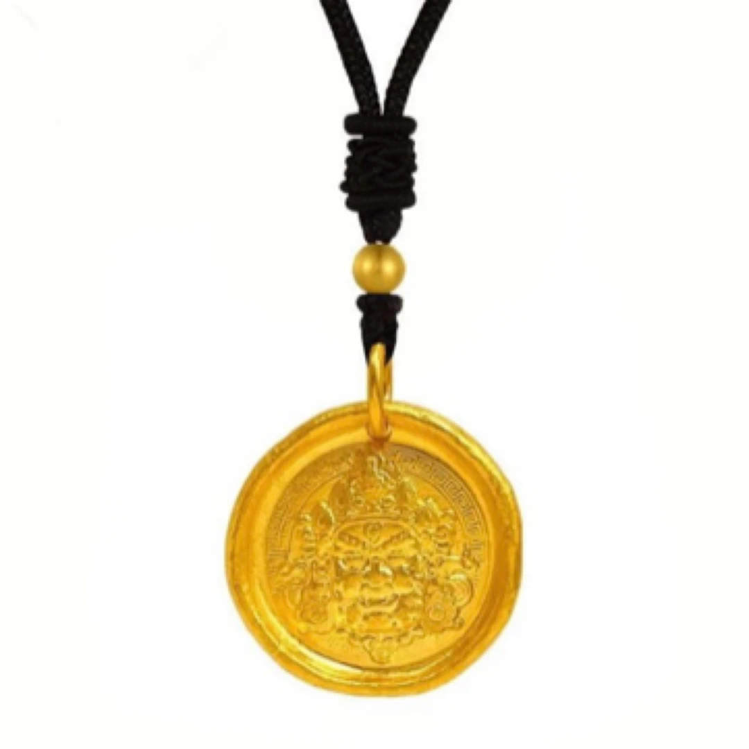 合金吊坠 合金材质 黄财财吊坠