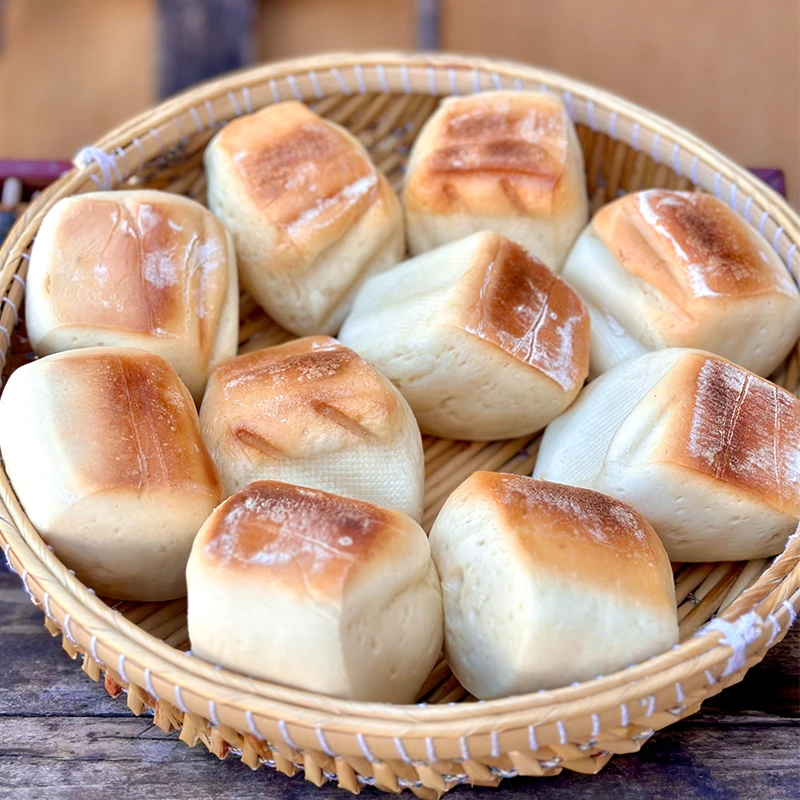 阜阳特产纯手工老面发酵馒头劈柴火嚼劲地锅馍安徽河南山东农家