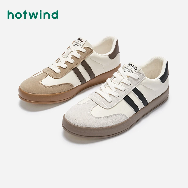 热风板鞋2023年秋季新款低帮男士时尚dk休闲百搭潮鞋男鞋H14M3716