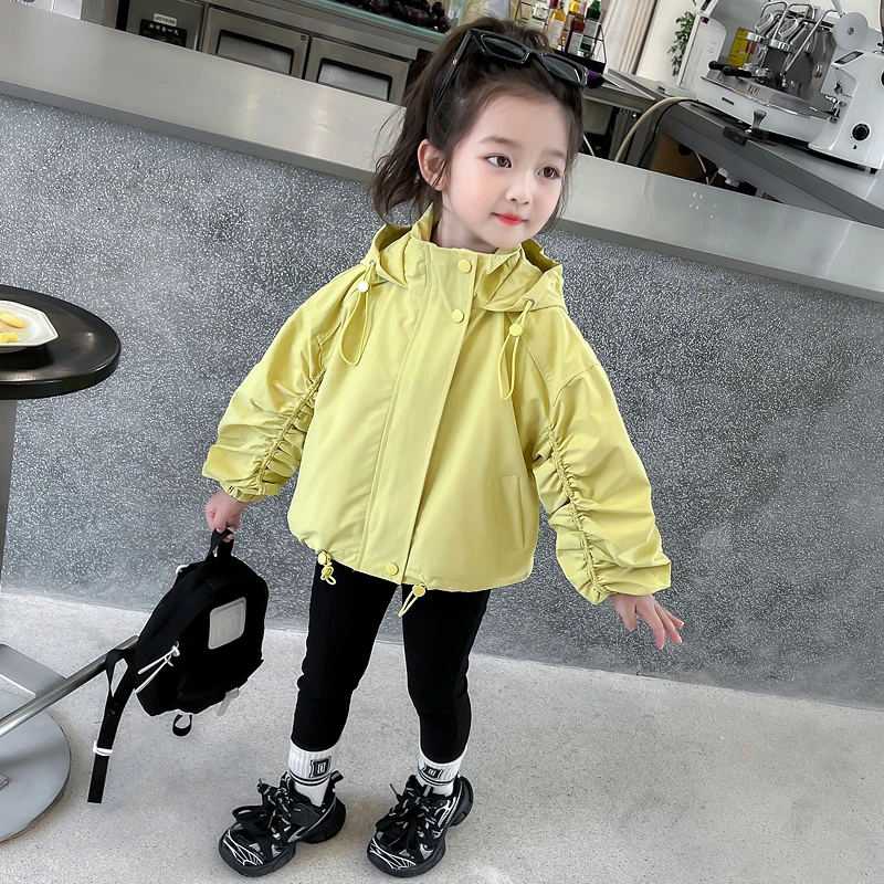 女童外套2024新款秋季女孩韩版洋气时髦运动夹克女宝宝小童秋装潮